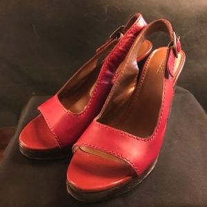 M.P.S. Hot Sauce Red Platform Heel